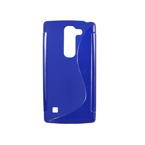 Husa Silicon LG L Spirit H440N , S Line , albastra