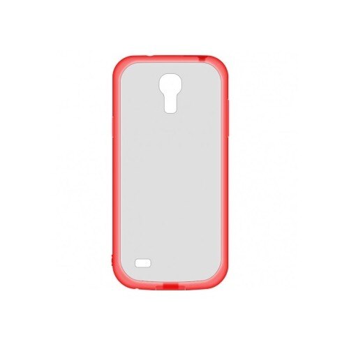 Husa Samsung Galaxy S5 G900, Hybrid, Rama Silicon, spate plastic, rosu