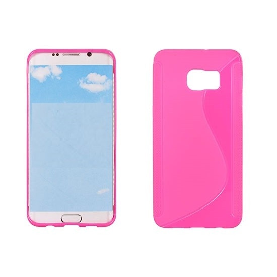 Husa Samsung Galaxy S6 Edge Plus , S line , silicon, roz