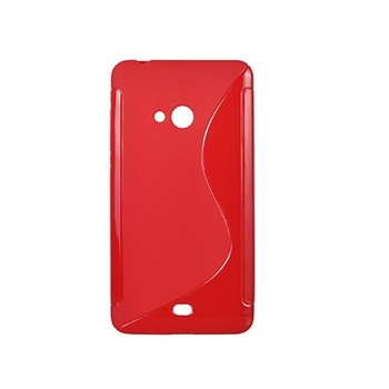 Husa Microsoft Lumia 540, S Line, silicon, rosu Husa Microsoft Lumia 540, S Line, silicon, rosu
