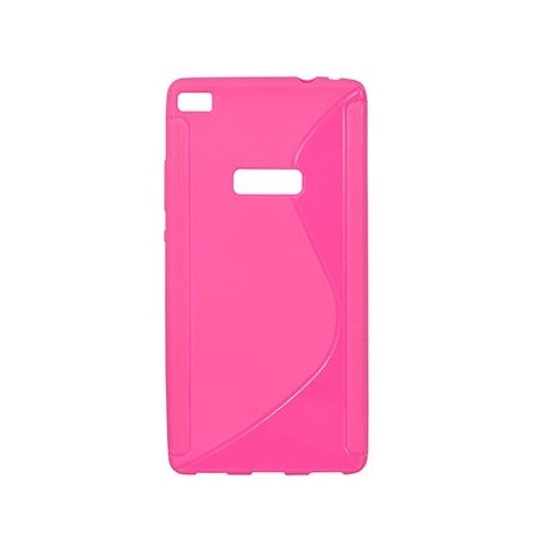 Husa Huawei Ascend P8 , silicon , S Line , roz