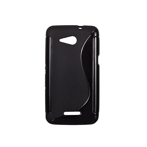 Husa Sony Ericsson Xperia E4G, silicon, S Line, negru