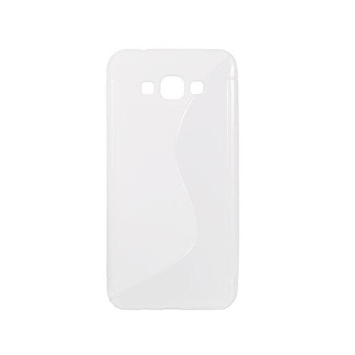 Husa Samsung Galaxy A8 A800, silicon, S Line, alb