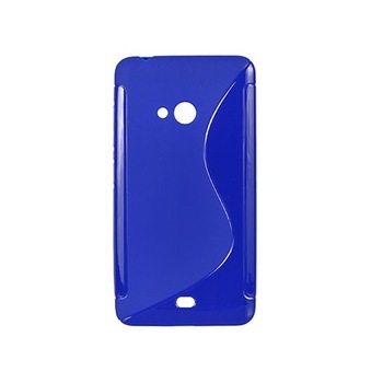 Husa Microsoft Lumia 540, S Line, silicon albastru Husa Microsoft Lumia 540, S Line, silicon albastru