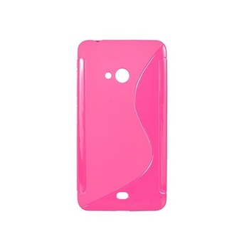 Husa Microsoft Lumia 540, S Line, silicon roz Husa Microsoft Lumia 540, S Line, silicon roz