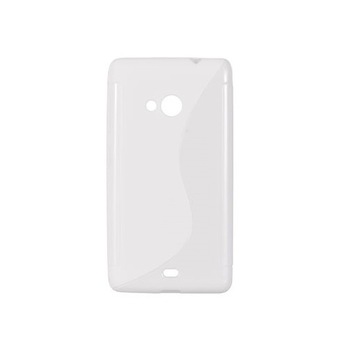 Husa Nokia lumia 535, silicon, S Line, alba Husa Nokia lumia 535, silicon, S Line, alba