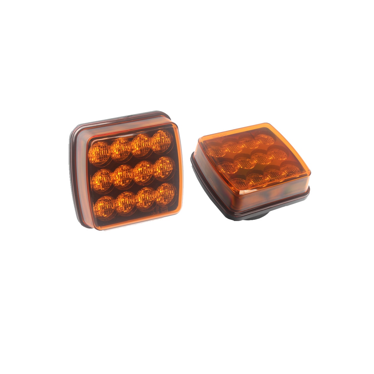 Kit 2X LED Girofar, Wireless, Galben,