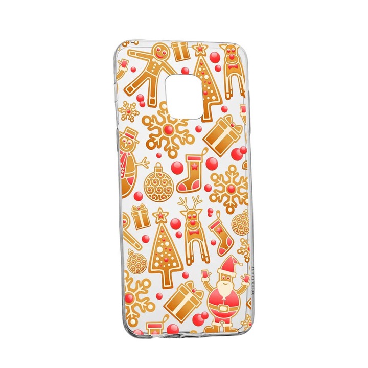 Husa Xmas, Craciun, pentru Xiaomi Redmi Note 9 Pro Max, rezistenta la uzura, anti-alunecare, 317