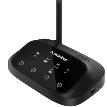 Adaptor Bluetooth transmitator si receptor 2 in 1 Avantree , Bluetooth 5.0, Certificat aptX-HD Low latency, Negru Adaptor Bluetooth transmitator si receptor 2 in 1 Avantree , Bluetooth 5.0, Certificat aptX-HD Low latency, Negru