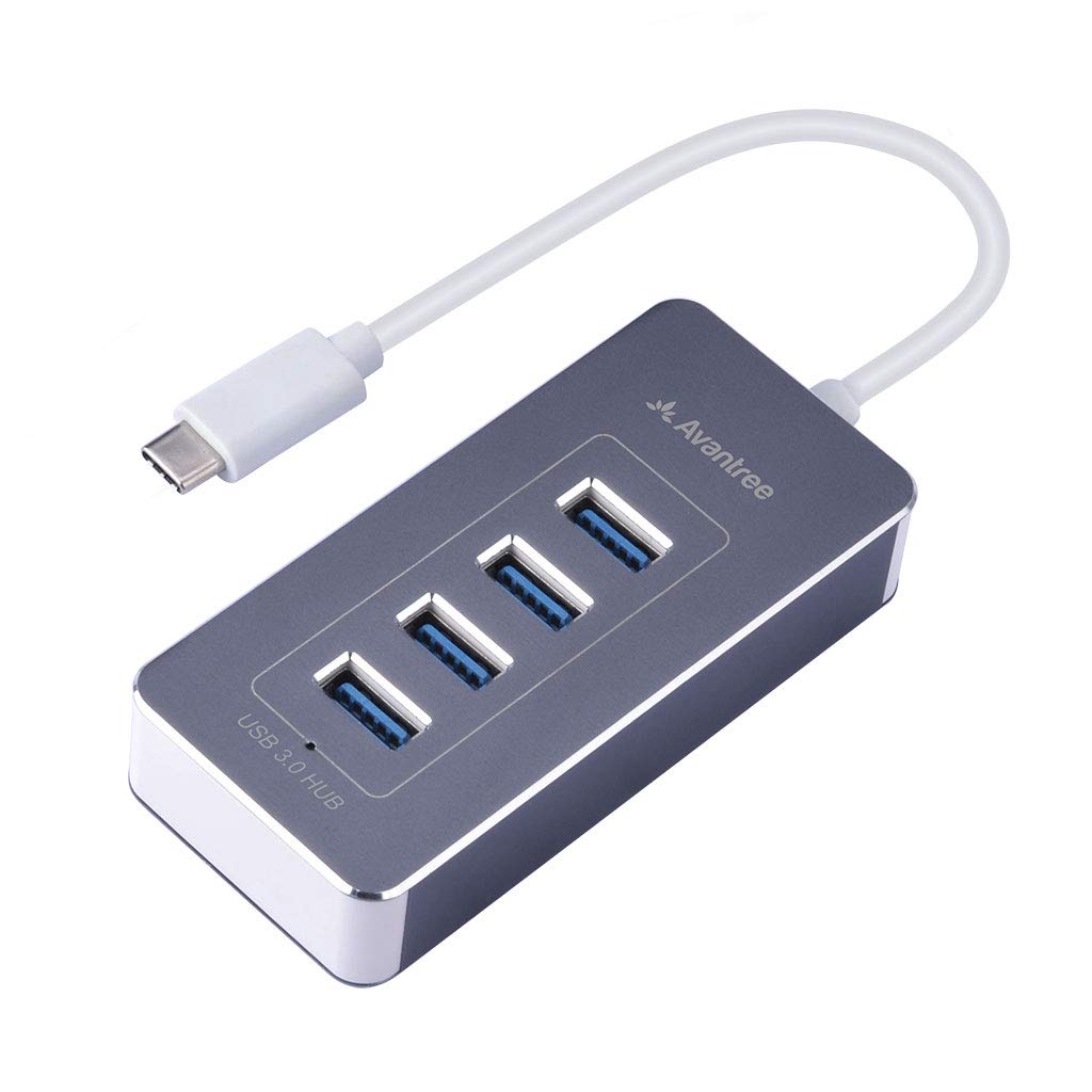 Hub USB Avantree HUB001, 4x USB 3.0, compatibil cu MacBook Pro, Chromebook Pixel si alte deviceuri cu conexiune USB C