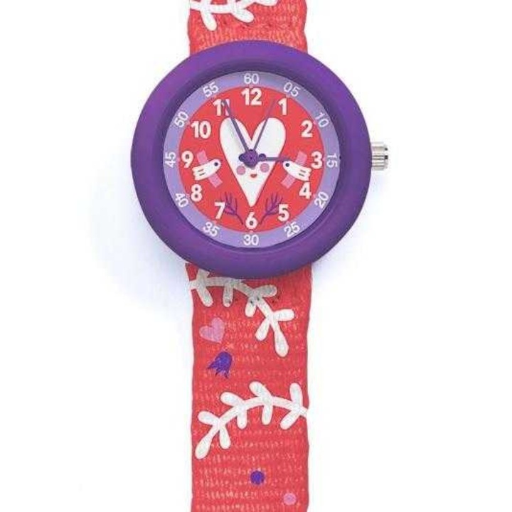 Djeco Lány karóra, szívvel