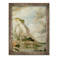 tablou inramat - edward william cooke - un pic de bonchurch in vremurile vechi 70 x 90 cm imagen 24_0_
0