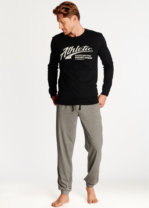 Мъжка пижама Henderson Optimist, Черен,, Черен, 2XL