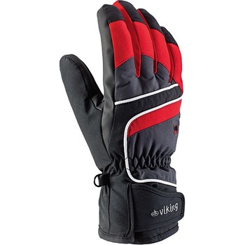 Manusi Viking ski Biset, Barbati, Negru/Gri/Rosu, 7 Manusi Viking ski Biset, Barbati, Negru/Gri/Rosu, 7