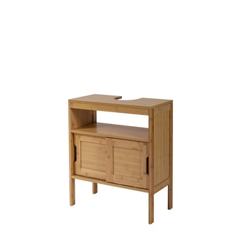 Dulap de baie, Tendance, 60 x 30 x 70 cm, MDF, Bambus, Maro Dulap de baie, Tendance, 60 x 30 x 70 cm, MDF, Bambus, Maro