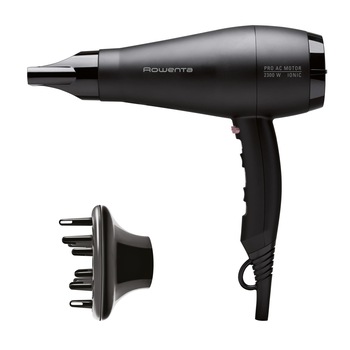 Uscator de par Rowenta CV8373F0, 2300W, 3 trepte de temperatura, 2 viteze, aer rece, 1.8m, negru Uscator de par Rowenta CV8373F0, 2300W, 3 trepte de temperatura, 2 viteze, aer rece, 1.8m, negru