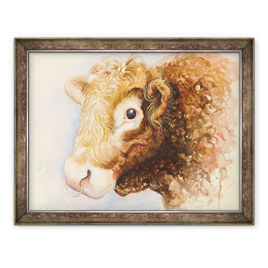 Tablou inramat - Alison Cooper - Adam taurul, 2016, 70 x 90 cm