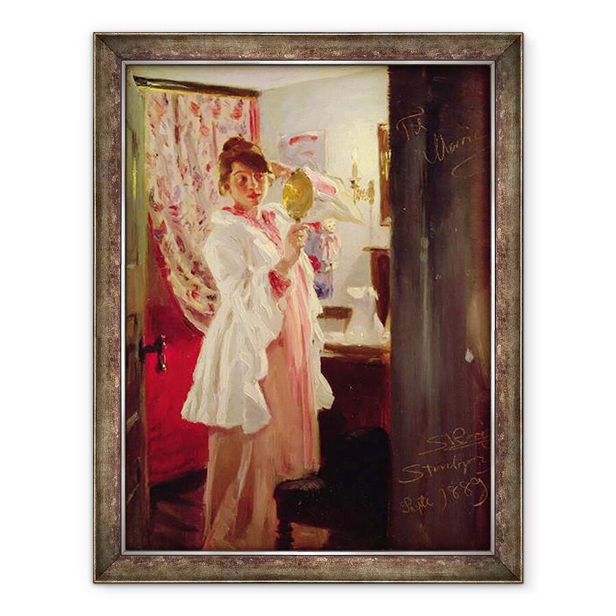 Tablou inramat - Peder Severin Kroyer - Interior cu sotia artistului, 70 x 90 cm