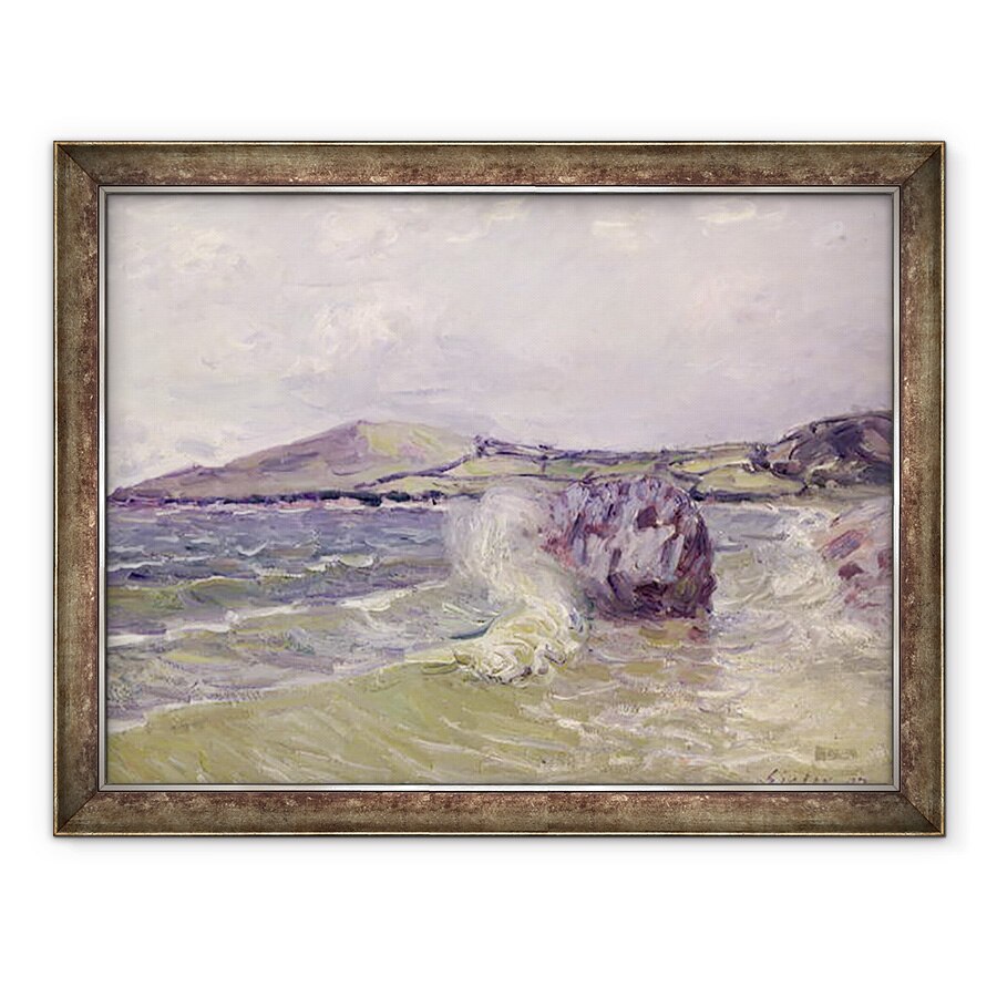 Tablou inramat - Alfred Sisley - Golful Doamnei, tara Galilor, 70 x 90 cm