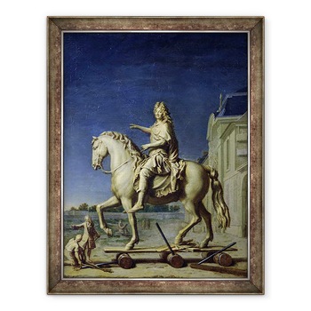 Tablou inramat - Rene Antoine Houasse - Transportarea statuii ecvestre a lui Ludovic al XIV-lea la locul Vendome in 1699, 70 x 90 cm Tablou inramat - Rene Antoine Houasse - Transportarea statuii ecvestre a lui Ludovic al XIV-lea la locul Vendome in 1699, 70 x 90 cm