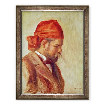 Tablou inramat - Pierre Auguste Renoir - Portretul lui Ambroise Vollard 1868-1939, 70 x 90 cm Tablou inramat - Pierre Auguste Renoir - Portretul lui Ambroise Vollard 1868-1939, 70 x 90 cm