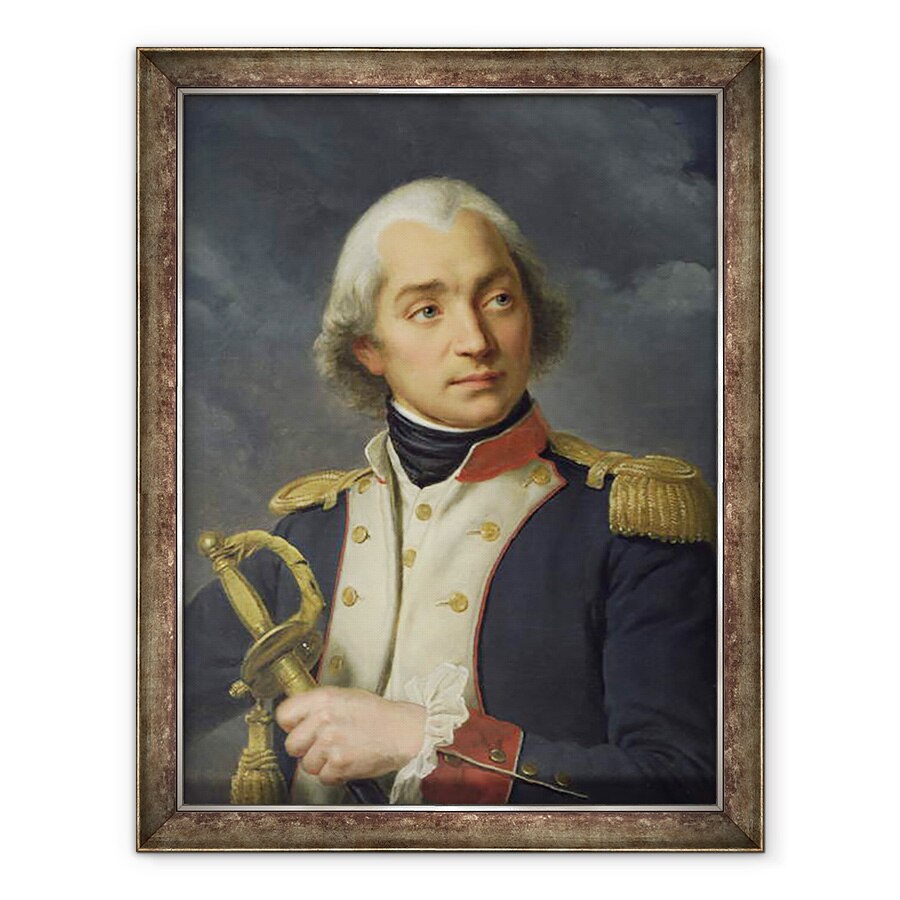Tablou inramat - Alexandre-Francois Caminade - Generalul Charles Pichegru 1761-1804, 70 x 90 cm