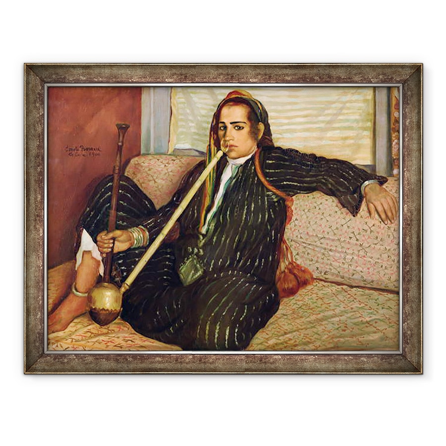 Tablou inramat - Emile Bernard - Smoking Haschich, 70 x 90 cm