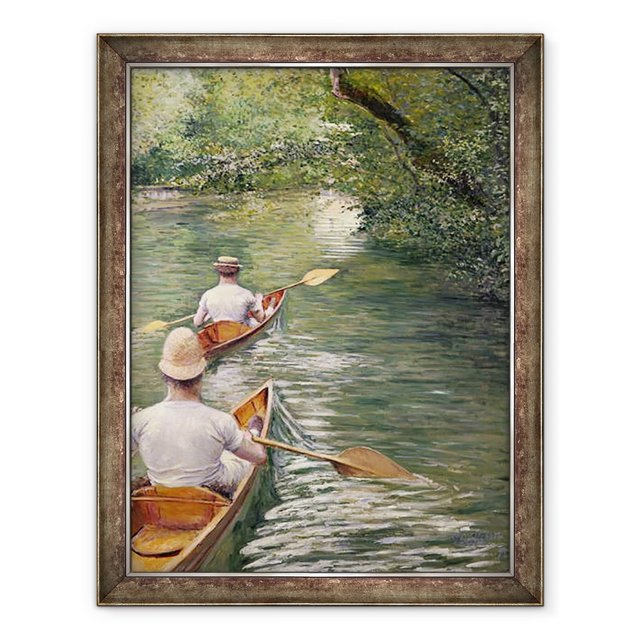 Tablou inramat - Gustave Caillebotte - Canoe, 70 x 90 cm