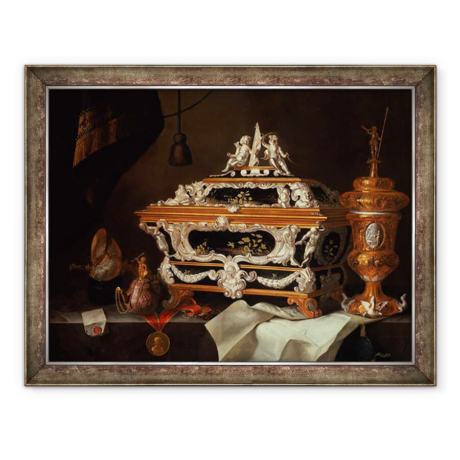 Tablou inramat - Pieter Gerritsz van Roestraten - O celebrare a artei aurarului, 70 x 90 cm