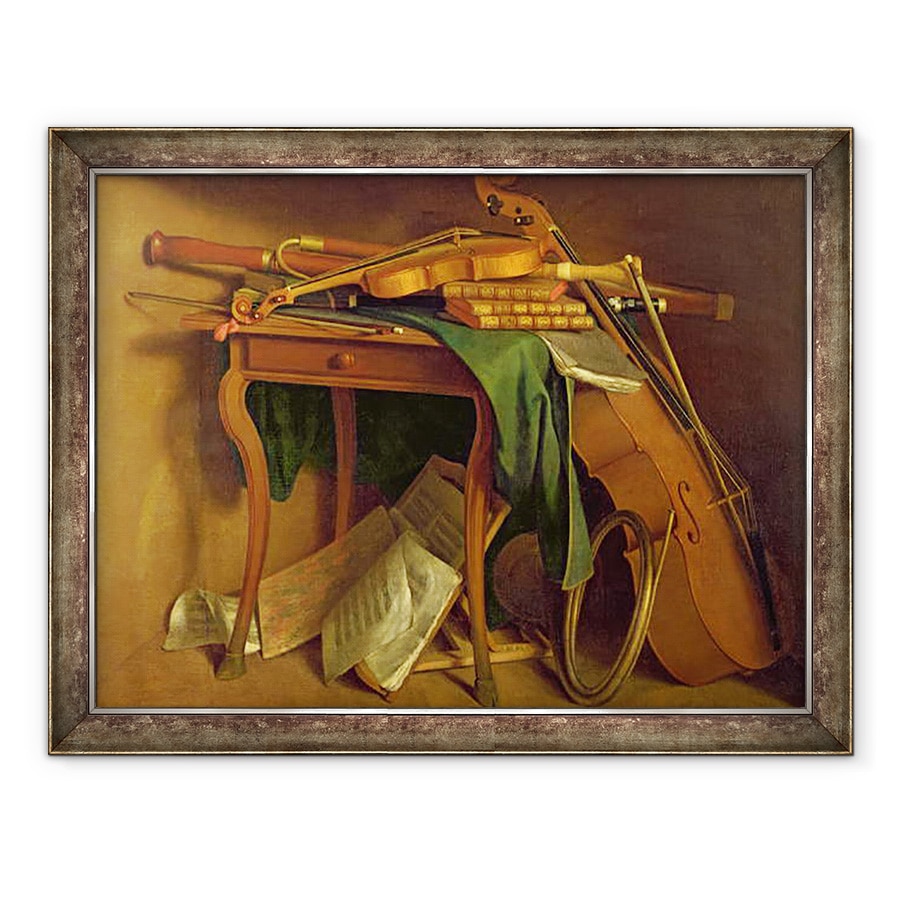 Tablou inramat - Henri Roland de la Porte - Masa Muzicianului, 70 x 90 cm