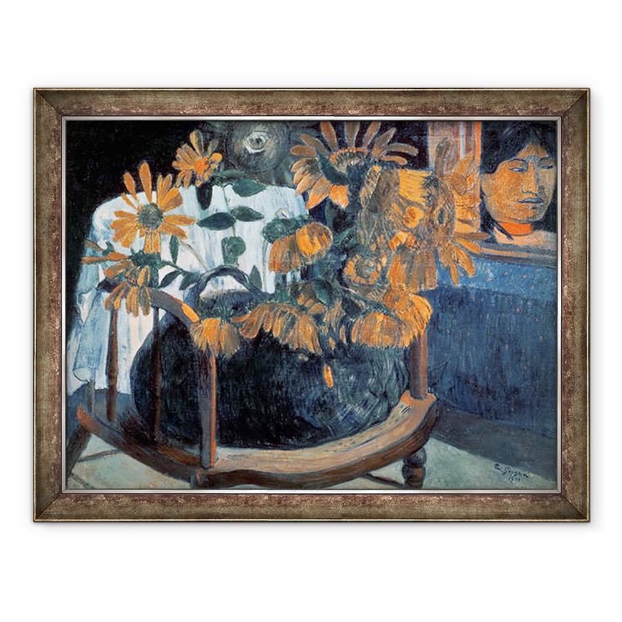 Tablou inramat - Paul Gauguin - Floarea-soarelui, 60 x 80 cm