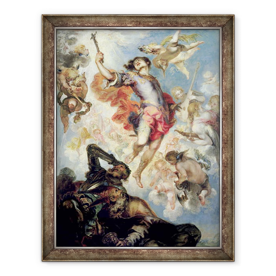Tablou inramat - Francisco Herrera the Younger - Triumful Sfantului Hermengild, 70 x 90 cm