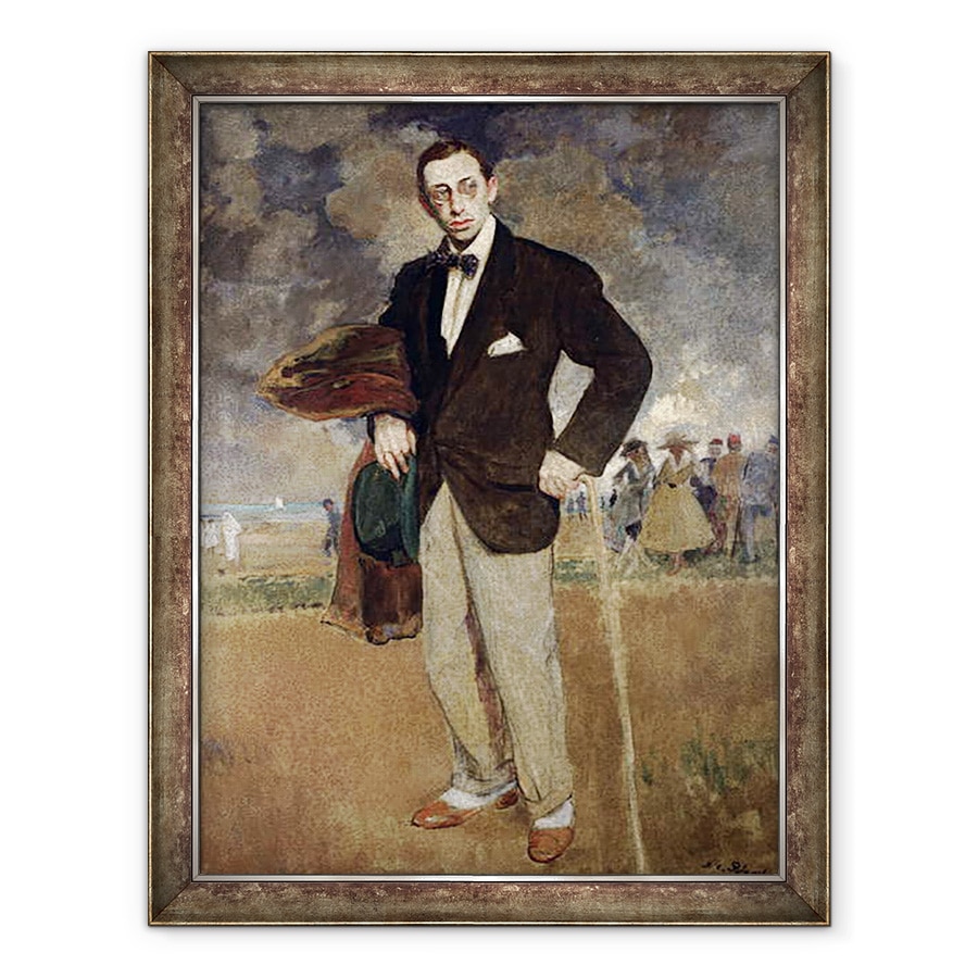 Tablou inramat - Jacques-Emile Blanche - Portretul lui Igor Stravinsky 1882-1971 1915, 70 x 90 cm