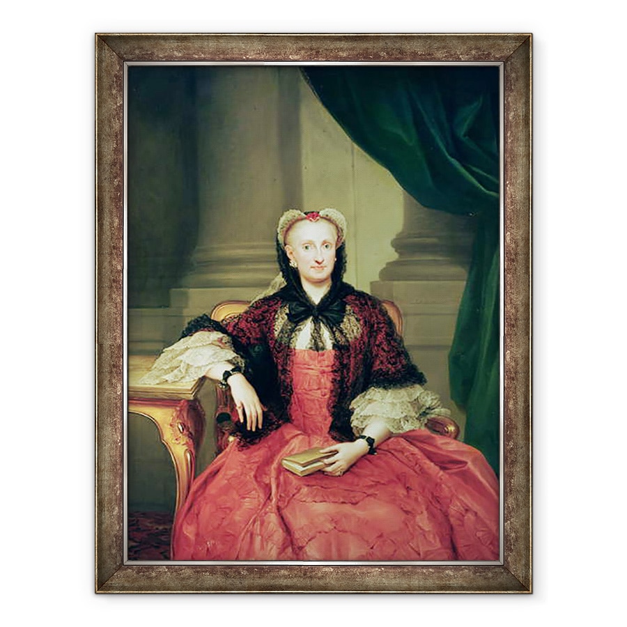 Tablou inramat - Anton Raphael Mengs - Maria Amalia de Saxonia 1724-60 Regina Spaniei, 70 x 90 cm