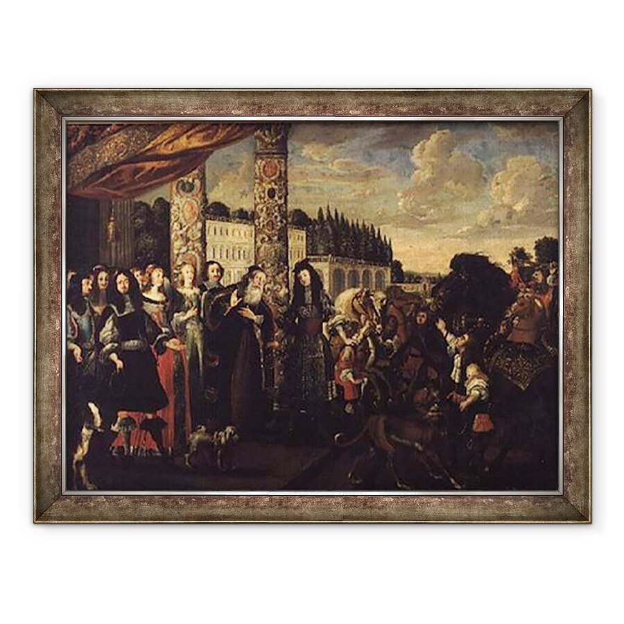 Tablou inramat - Stephan Kessler - Plecarea Fiului risipitor, 70 x 90 cm