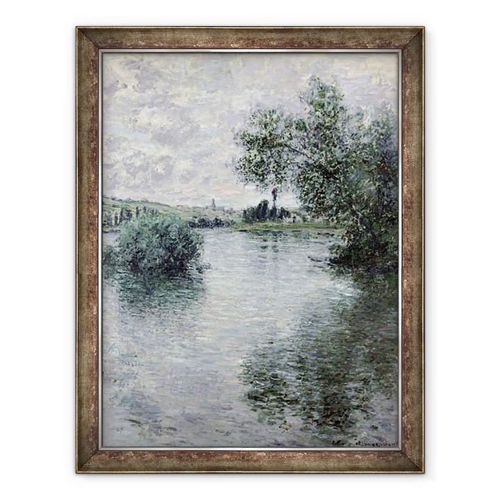 Tablou inramat - Claude Monet - Sena de la Vetheuil, 70 x 90 cm