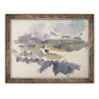 Tablou inramat - Paul Cezanne - Muntele Sainte-Victoire I, 70 x 90 cm Tablou inramat - Paul Cezanne - Muntele Sainte-Victoire I, 70 x 90 cm