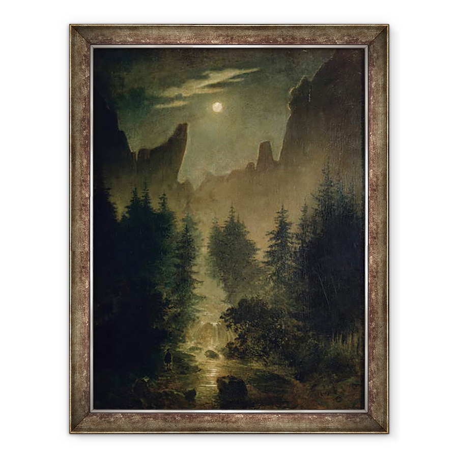 Tablou inramat - Caspar David Friedrich - Uttewalder Grund, 70 x 90 cm