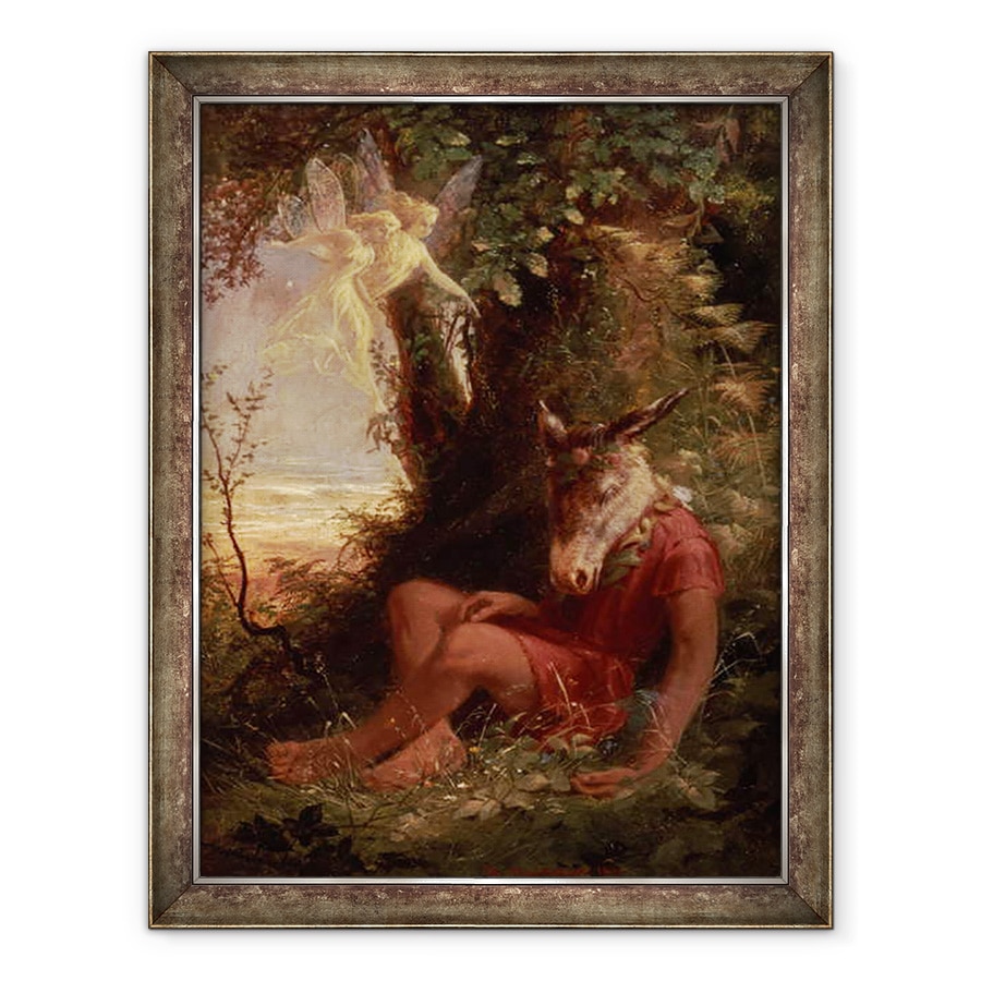 Tablou inramat - Hubert von Herkomer - Adormit de jos, 70 x 90 cm