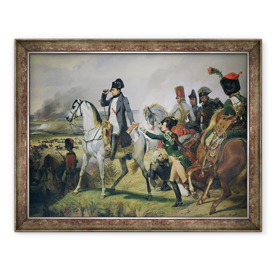 Tablou inramat - Emile Jean Horace Vernet - Batalia de la Wagram, 6 iulie 1809, 60 x 80 cm