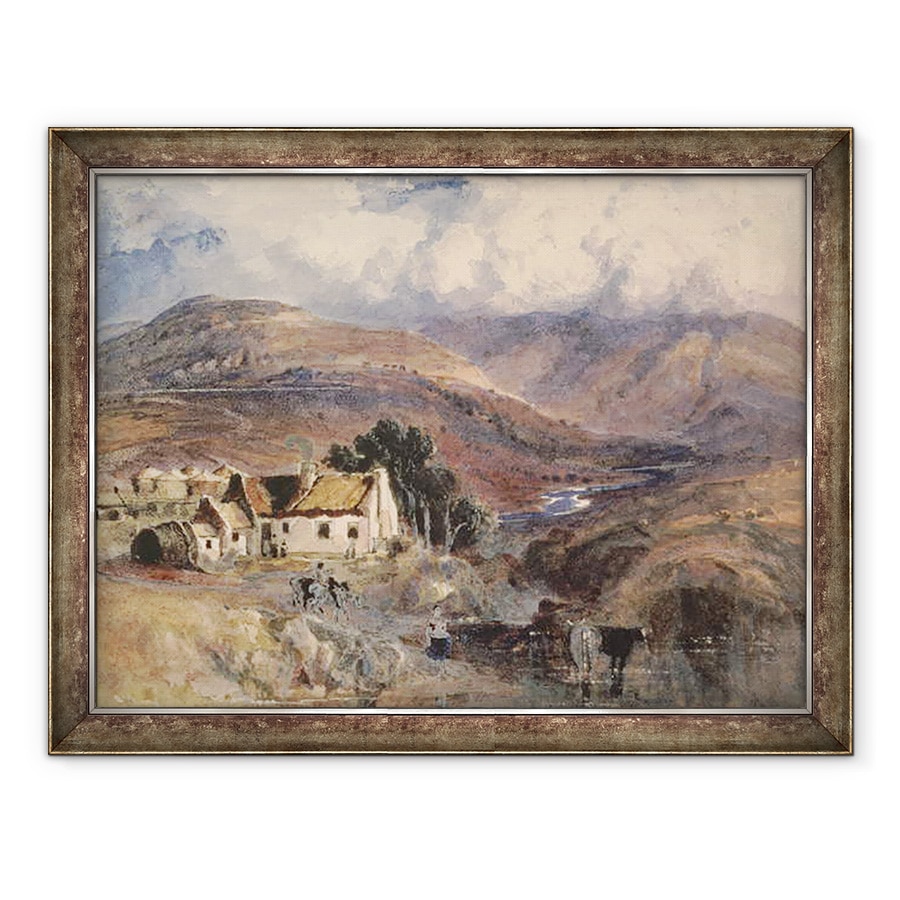 Tablou inramat - Joseph Noel Paton - Peisaj scotian, 70 x 90 cm