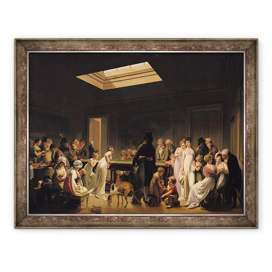 Tablou inramat - Louis Leopold Boilly - Un joc de biliard, 60 x 80 cm