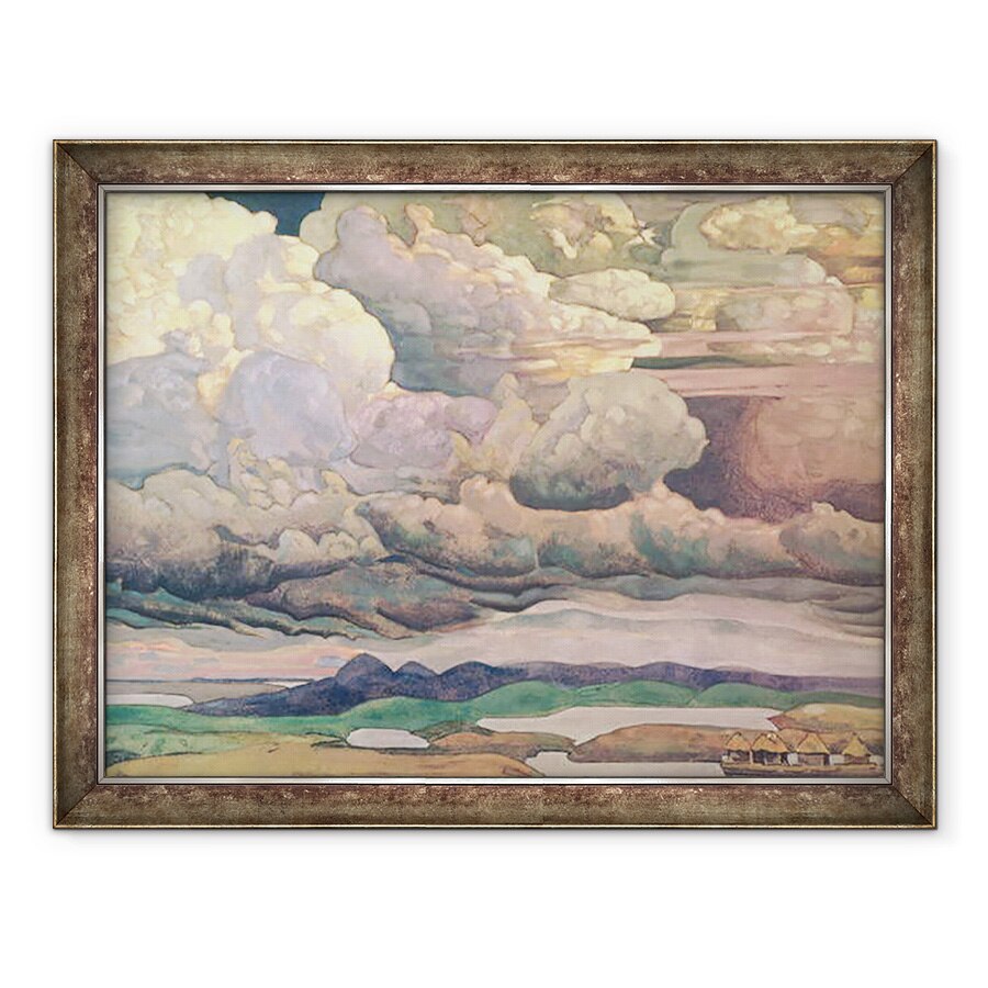 Tablou inramat - Nicholas Roerich - Skyscape, 60 x 80 cm