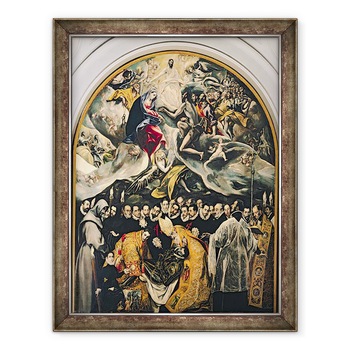 Tablou inramat - El Greco - inmormantarea contelui Orgaz, dintr-o legenda din 1323, 60 x 80 cm Tablou inramat - El Greco - inmormantarea contelui Orgaz, dintr-o legenda din 1323, 60 x 80 cm
