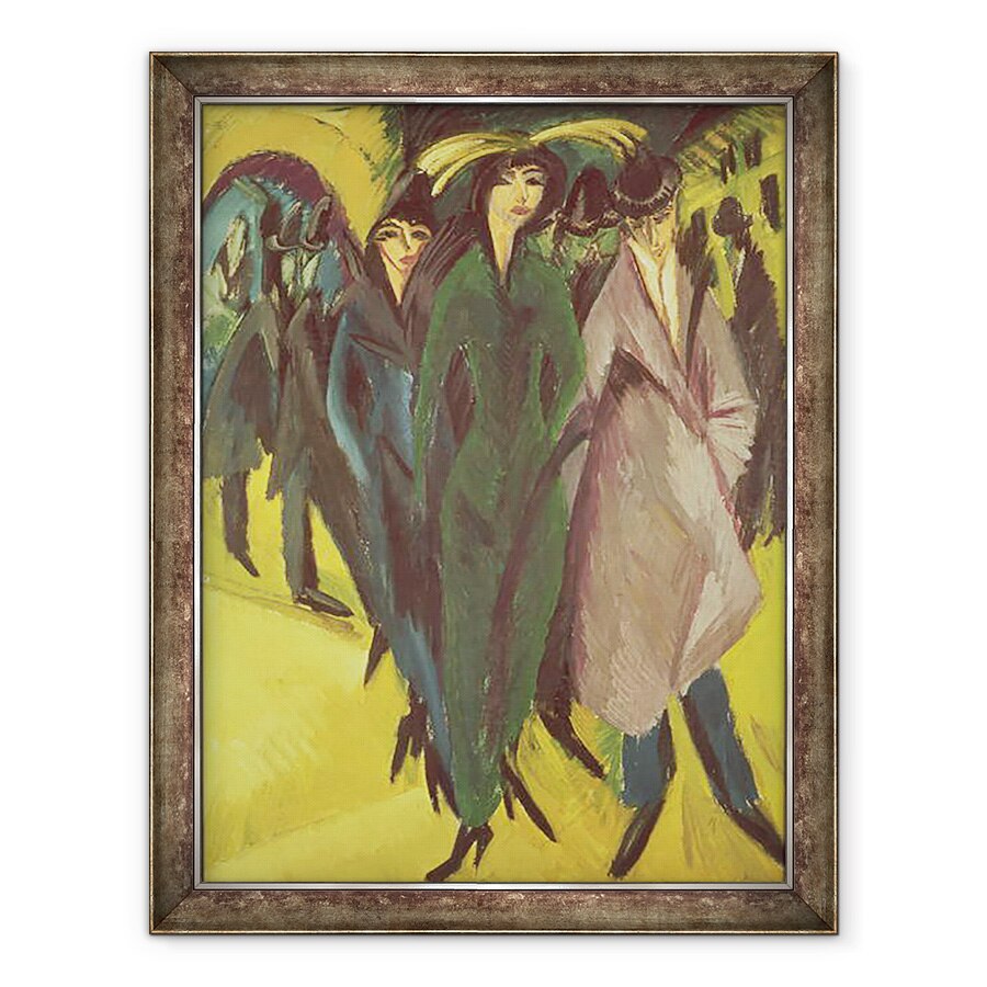 Tablou inramat - Ernst Ludwig Kirchner - Femeile de pe strada, 70 x 90 cm