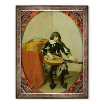 Tablou inramat - Willem Cornelisz Duyster - Tanarul muzician, 60 x 80 cm Tablou inramat - Willem Cornelisz Duyster - Tanarul muzician, 60 x 80 cm