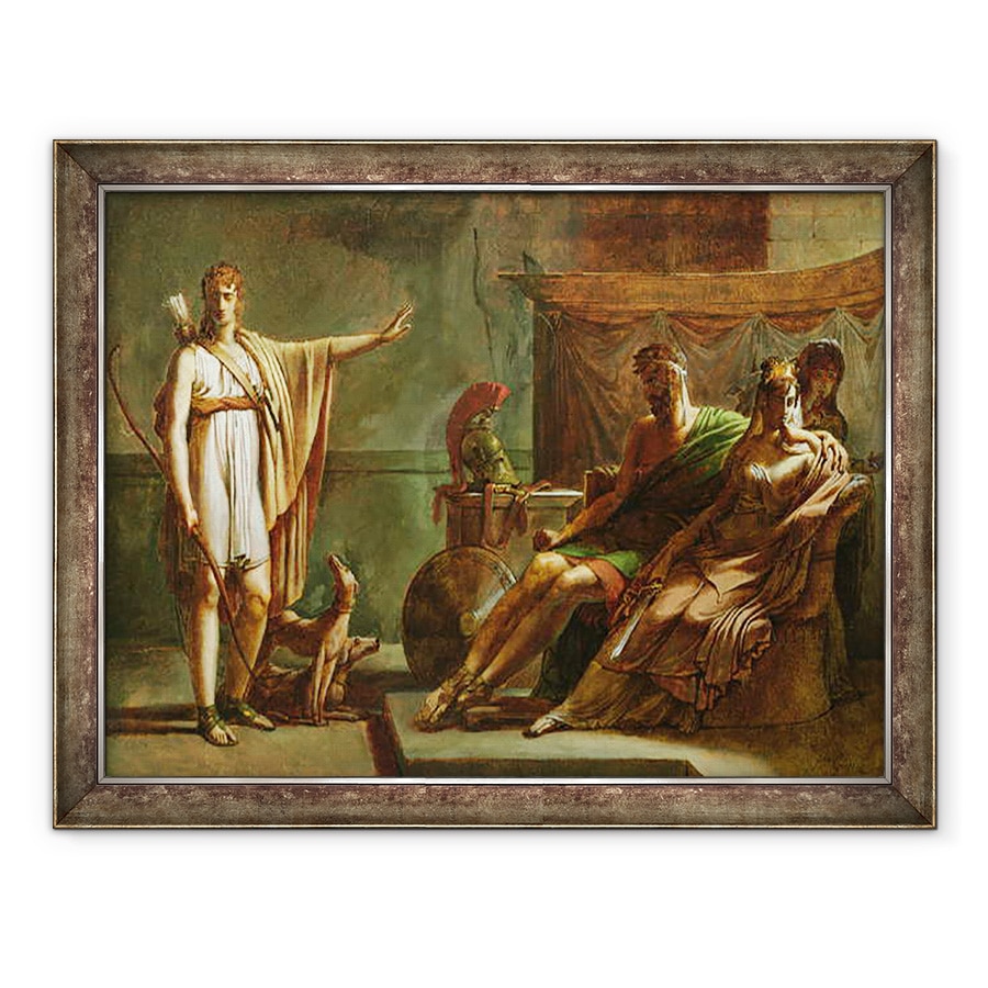 Tablou inramat - Baron Pierre-Narcisse Guerin - Phaedra si Hippolytus, 60 x 80 cm