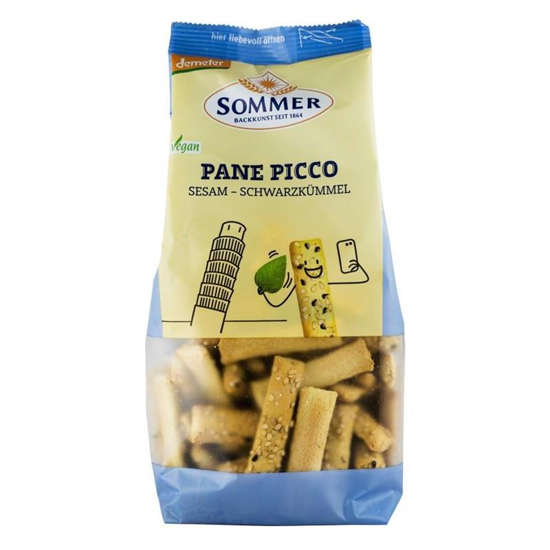 Panne Picco Mini Grisine Bio cu Susan si Chimen Negru Sommer 150gr
