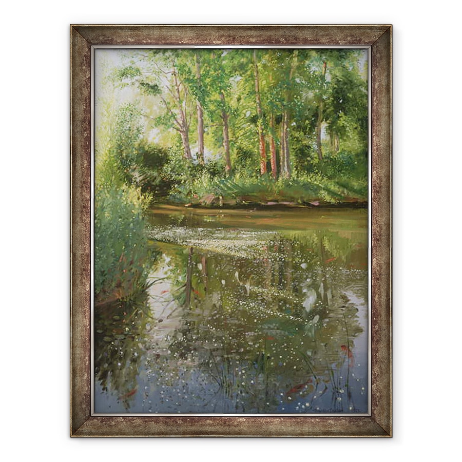 Tablou inramat - Timothy Easton - Floarea de apa la rasarit, 60 x 80 cm