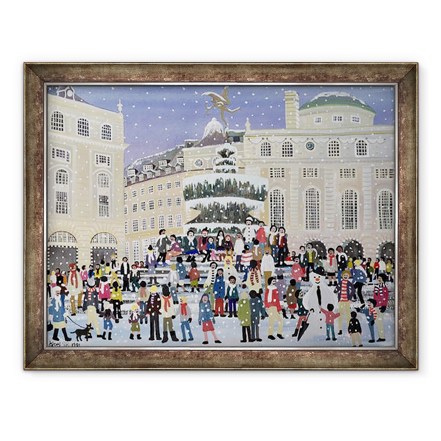 Tablou inramat - Judy Joel - Piccadilly zapada Scena, 70 x 90 cm